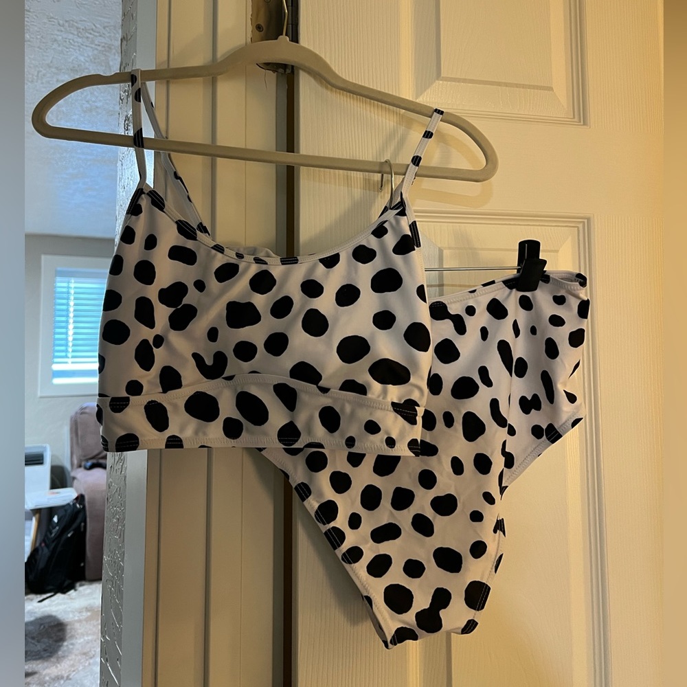 Animal Print Bikini Swimsuit Size L